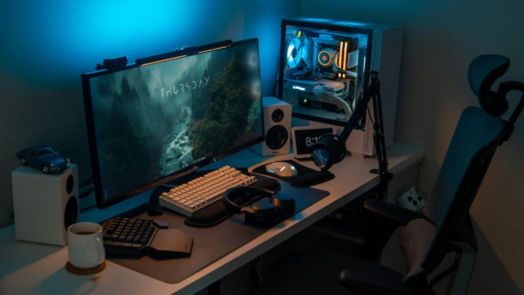 gaming set up